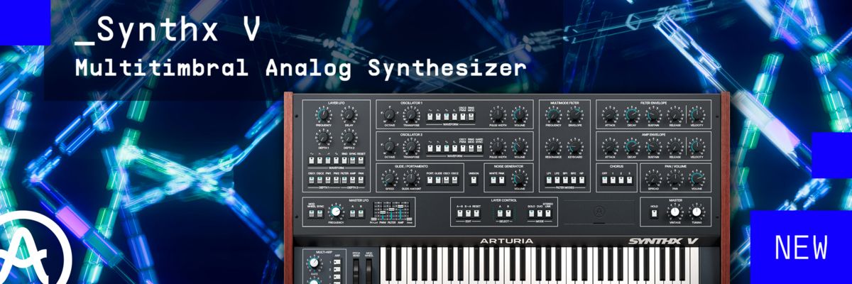 Представляємо Synthx V: багатотембральний аналоговий синтезатор фото