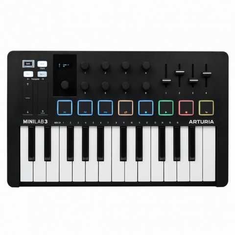 Купити MIDI-клавіатура Arturia MiniLab 3 Black Edition + Arturia