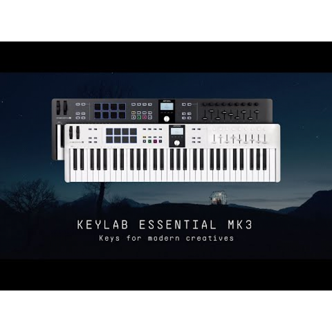 Купити MIDI-клавіатура Arturia KeyLab Essential 61 mk3 (White) +