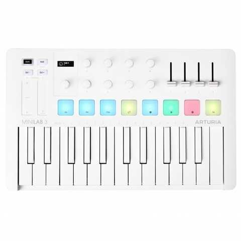 Купити MIDI-клавіатура Arturia MiniLab 3 Alpine White Special