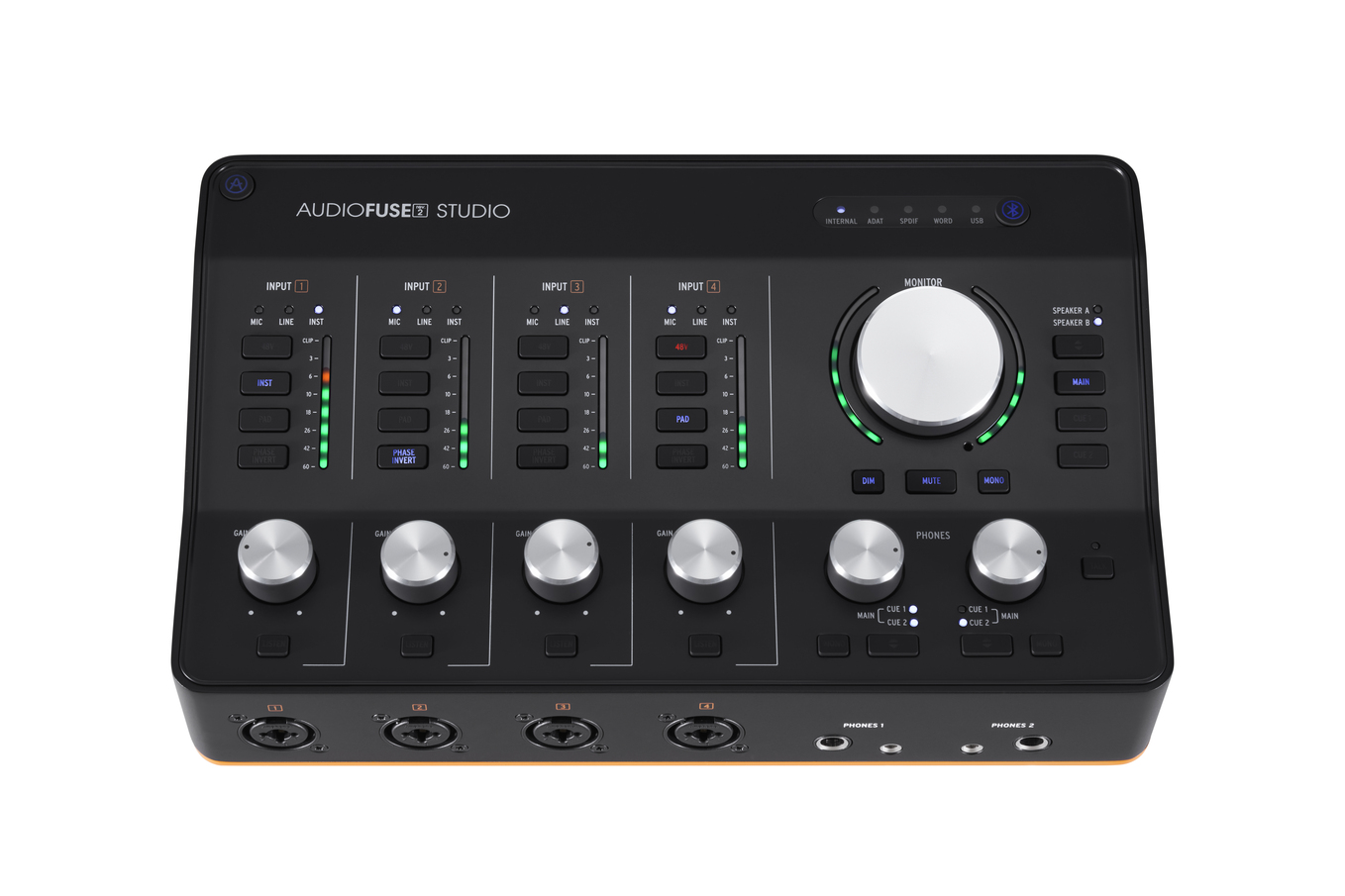 Arturia AudioFuse Studio Rev2 | Вигляд зверху