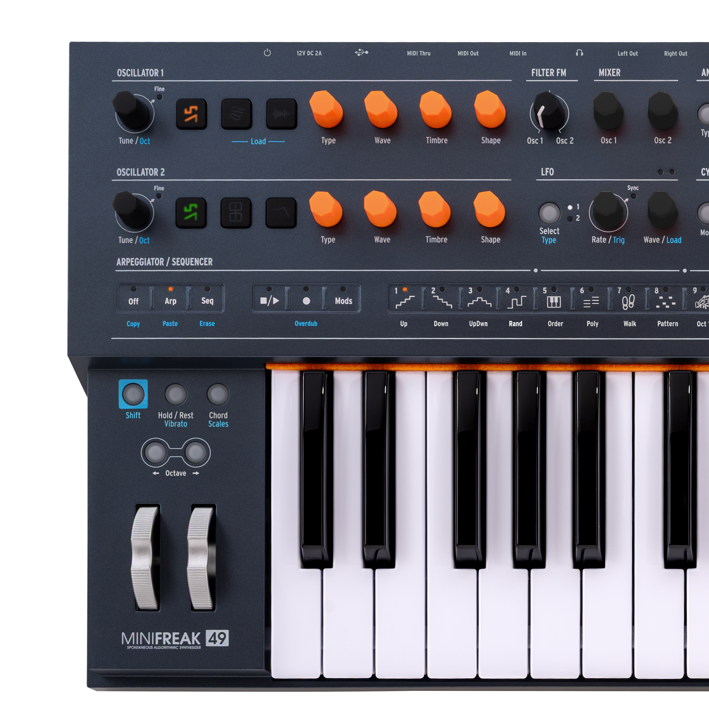 Arturia MiniFreak 49 | ліва частина