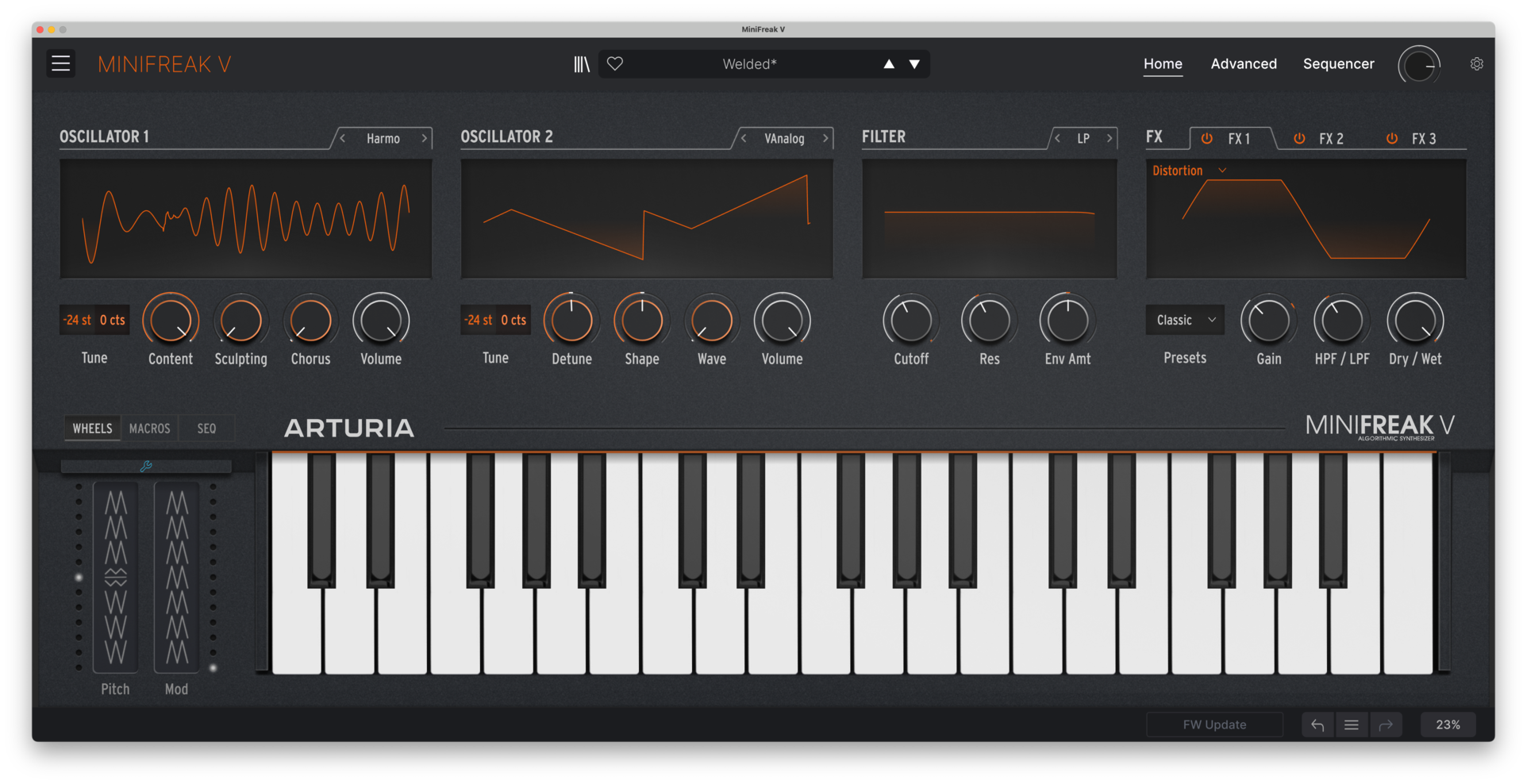 Плагін Arturia MiniFreak V